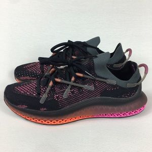 Adidas Originals 4D Fusio Primeknit Black Pink Orange Men Sz 10 new no box